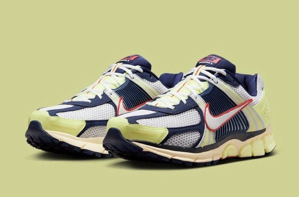 Nike Zoom Vomero 5 Men’s 10.5 Sail Navy Volt Orange IB4004-700 (053)